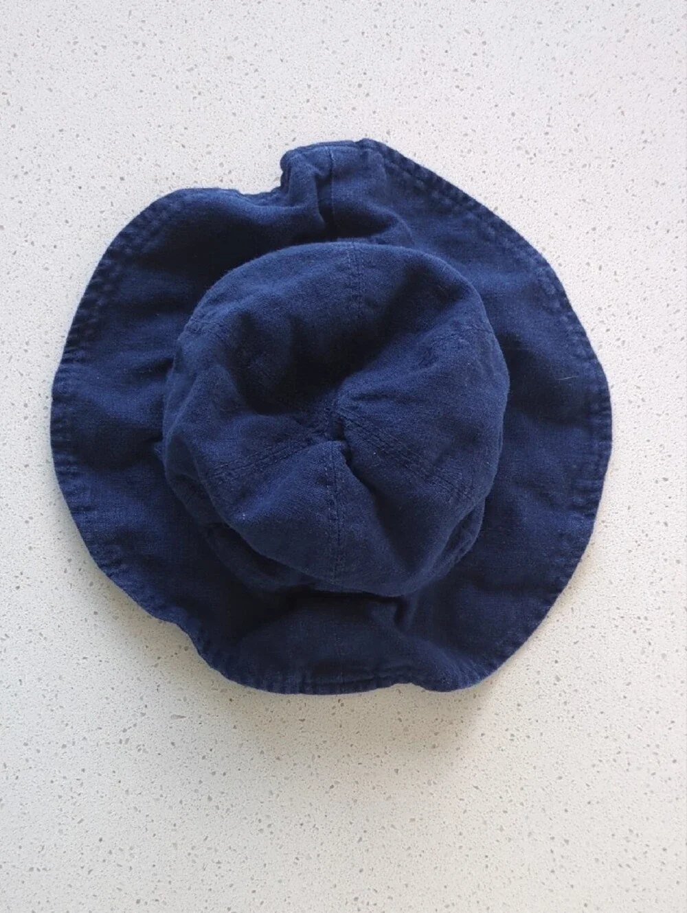 FREE W Purchase Carter's Navy Blue Toddler Sun Hat with Velcro Chin Strap